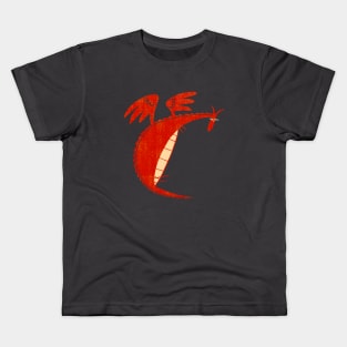 Fiery Fierce Dragon Kids T-Shirt